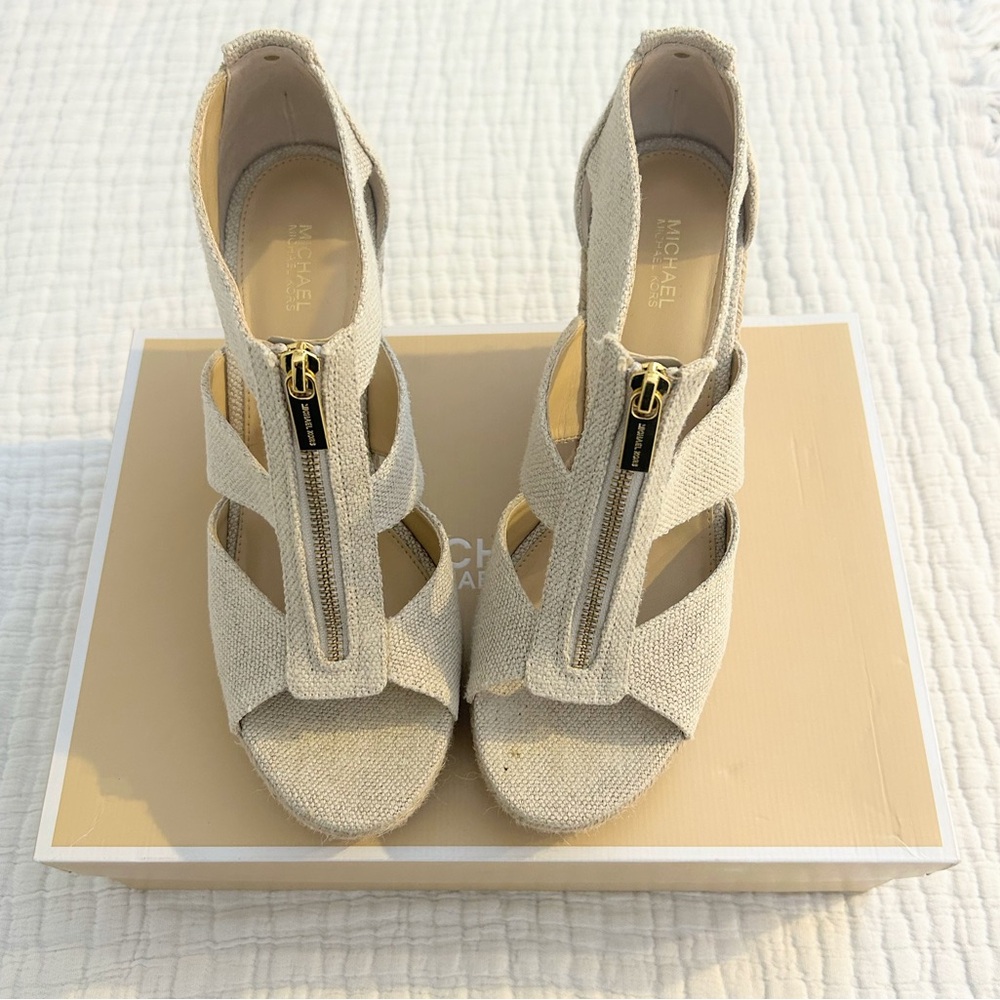 Michael Kors Damita Zip Up Wedge